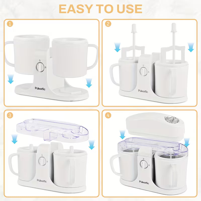 Ice Cream Maker 1QT Perfect for Making Homemade Ice Cream