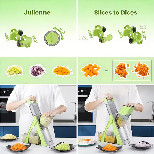 Mandoline Vegetable Slicer interchangeable blades set - Kitchen Nest