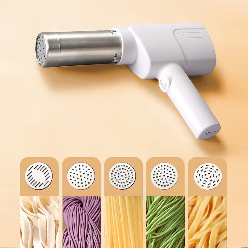 Heavy-Duty Cordless Manual Pasta Maker Machine