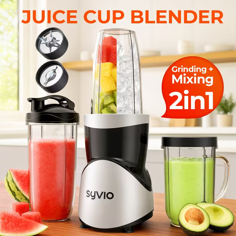 High-Powered Smoothie Juicer, 12pcs Grinding