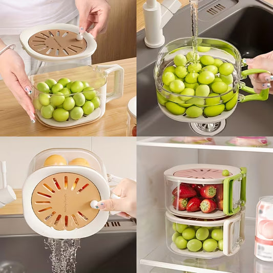 2-in-1 Double-Layer Drain Basket