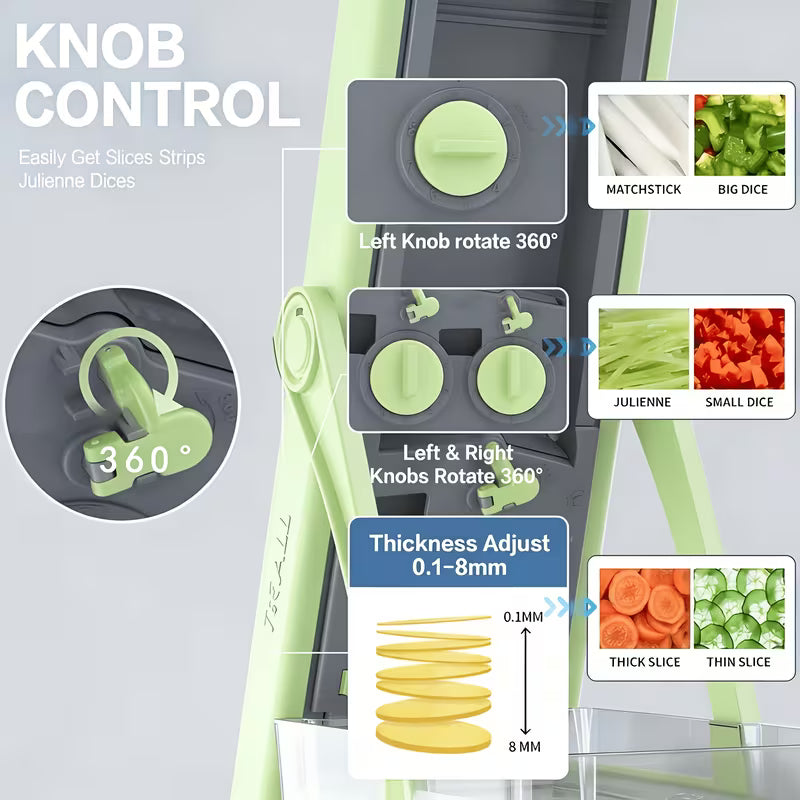 All-in-One Mandoline Vegetable Slicer & Chopper - Kitchen Nest