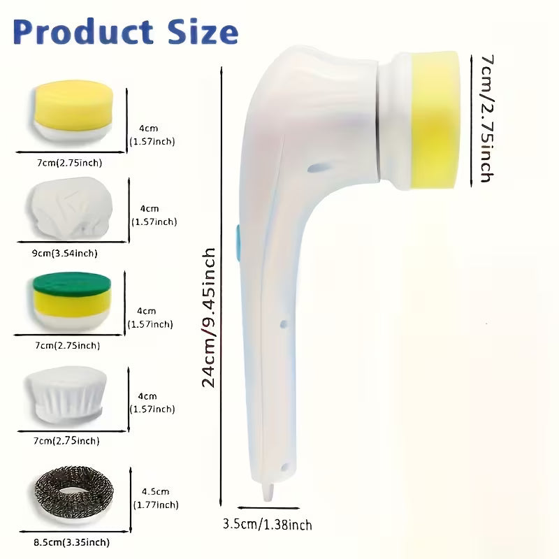 Electric rotating cleaning brush