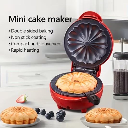 1pc Household Waffle Toaster, Mini Cake...