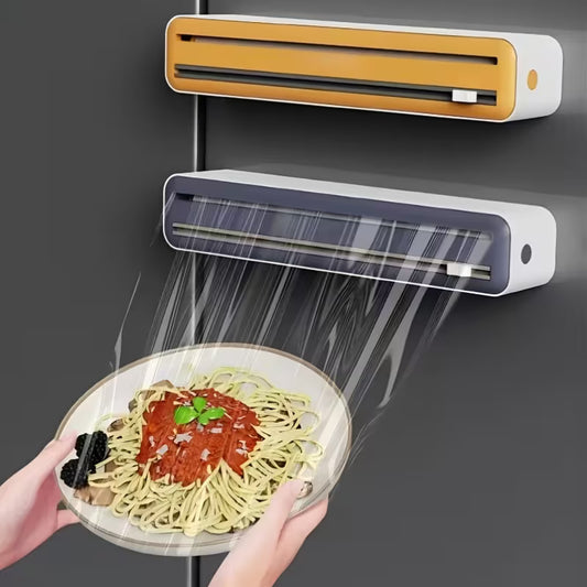 Oversized Double-Sliding Blade Plastic Wrap Cutter