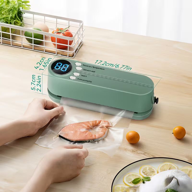 1pc 1200Mah Portable Multi-Function Automatic Food Sealer Machine