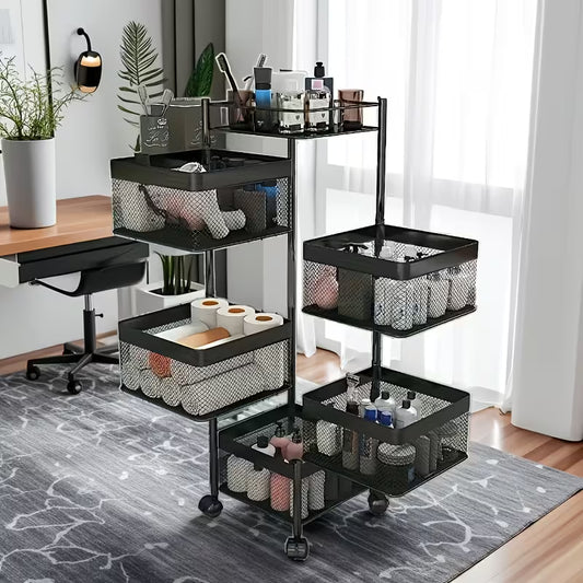 Multilayer Rotating Storage Rack