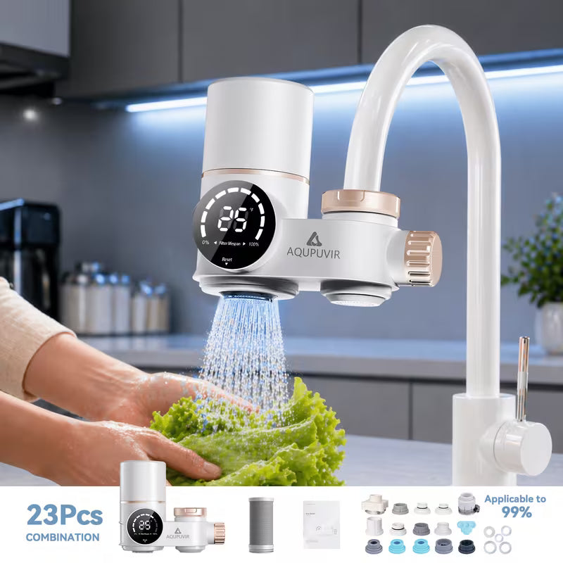 Faucet Mount Water Filtration, 264 Gallons Water