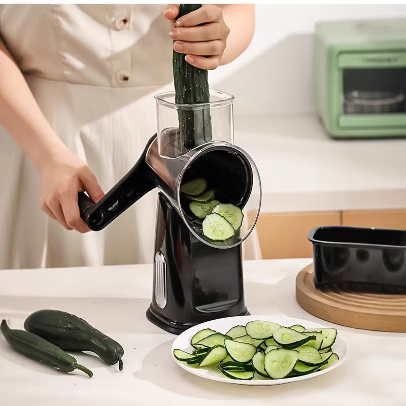 Multi-Functional Hand-Cranked Vegetable Slicer -