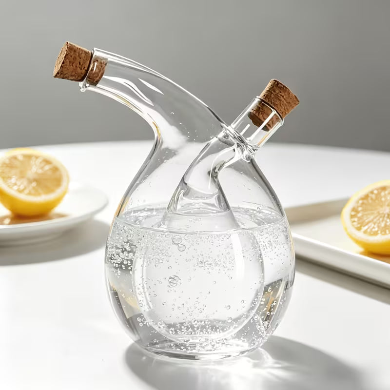 Seasoning Bottle Kitchen Storage Glass Oil Dispenser