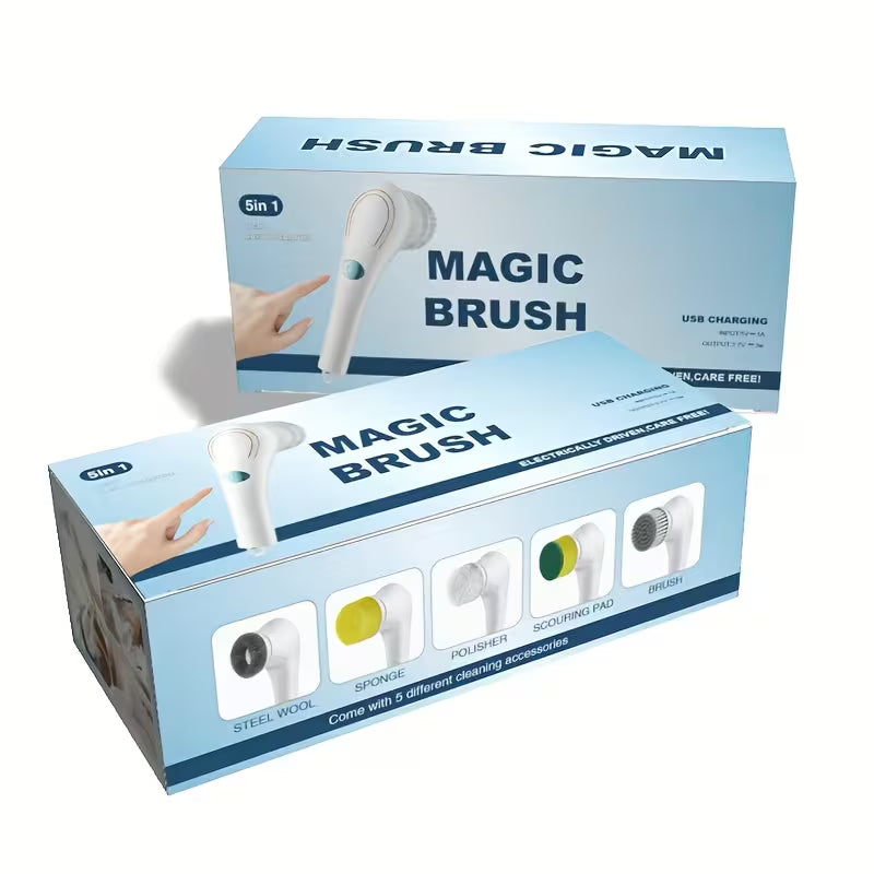 Electric rotating cleaning brush