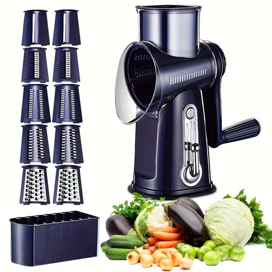 Multi-Functional Hand-Cranked Vegetable Slicer - Kitchen Nest
