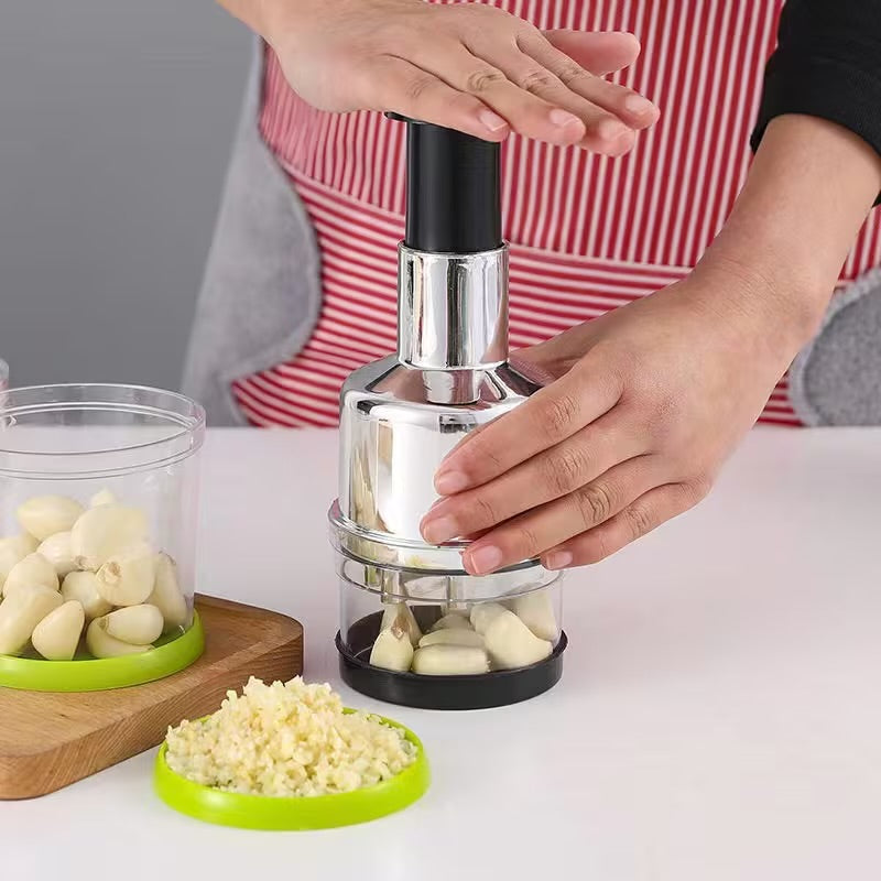 Stainless Steel Garlic Crusher