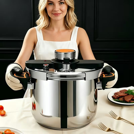 Commercial-Grade Stainless Steel Pressure Cooker