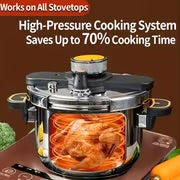 Commercial-Grade Stainless Steel Pressure Cooker