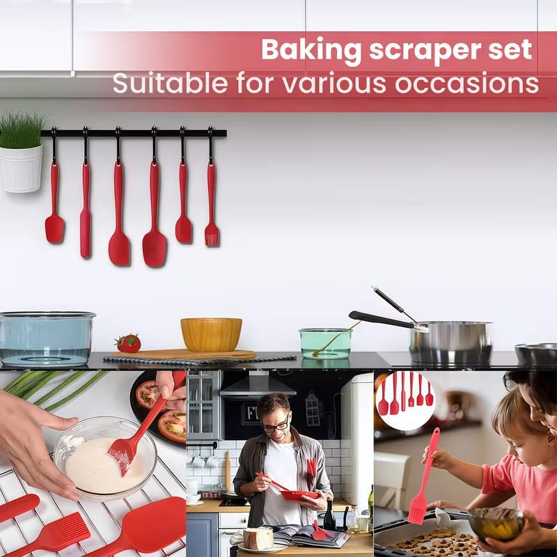 6pcs Food-Grade Silicone Baking Tool Set