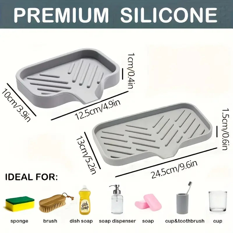 Premium Silicone Kitchen Sink Tray