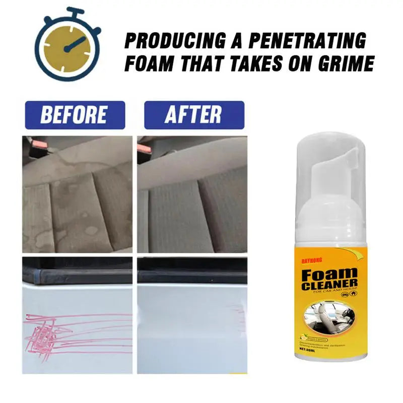 Multi-Purpose Foam Cleaner for Car & Home