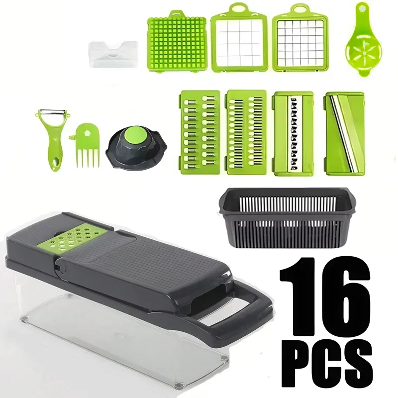 12-in-1 Multi-Functional Vegetable Chopper & Slicer