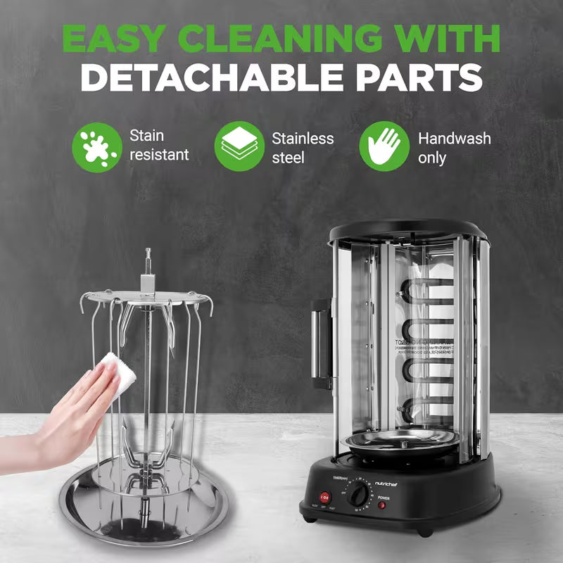 NutriChef Vertical Rotating Shawarma Oven