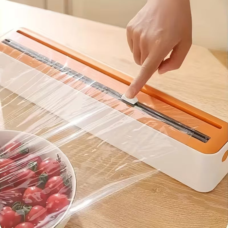 Oversized Double-Sliding Blade Plastic Wrap Cutter
