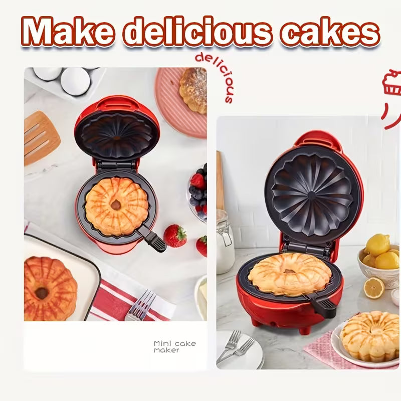 1pc Household Waffle Toaster, Mini Cake...
