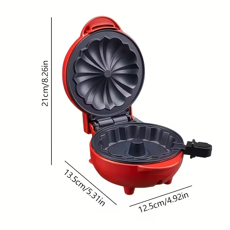 1pc Household Waffle Toaster, Mini Cake...
