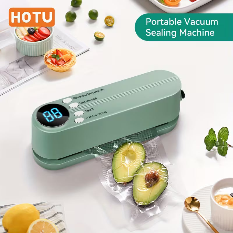 1pc 1200Mah Portable Multi-Function Automatic Food Sealer Machine