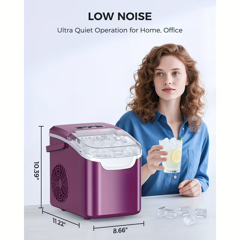 Ice Makers Countertop, Produces 26 Lbs/24H