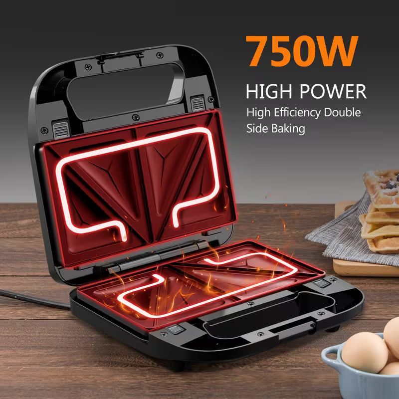 3-in-1 Breakfast Maker, Interchangeable